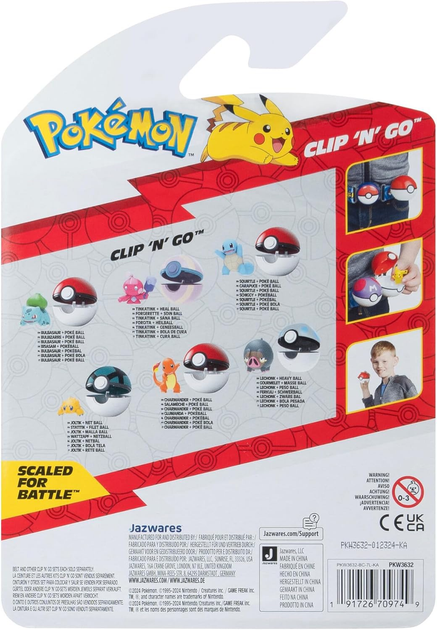 Zestaw zabawek Pokemon Clip N Go PKW3632 (191726709749) - obraz 5