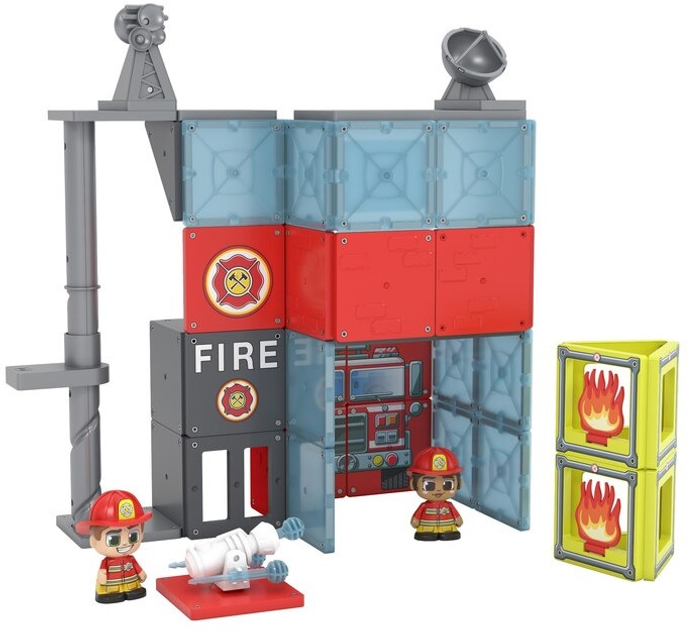 Zestaw zabawek Tile Town Fire Station 90305 (630996820681) - obraz 2
