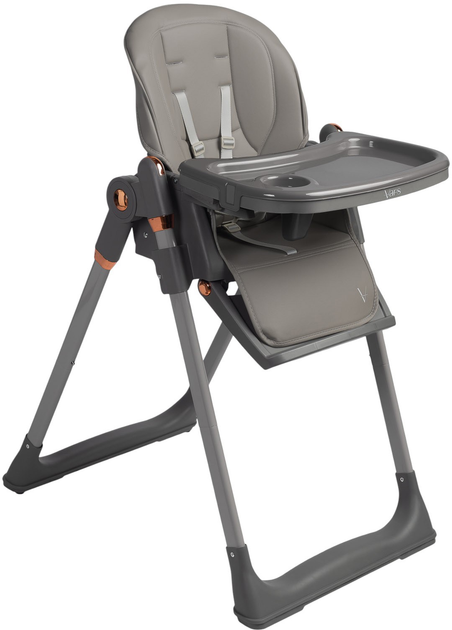 Krzesełko do karmienia Caretero Vars Grey (5908310398204) - obraz 1