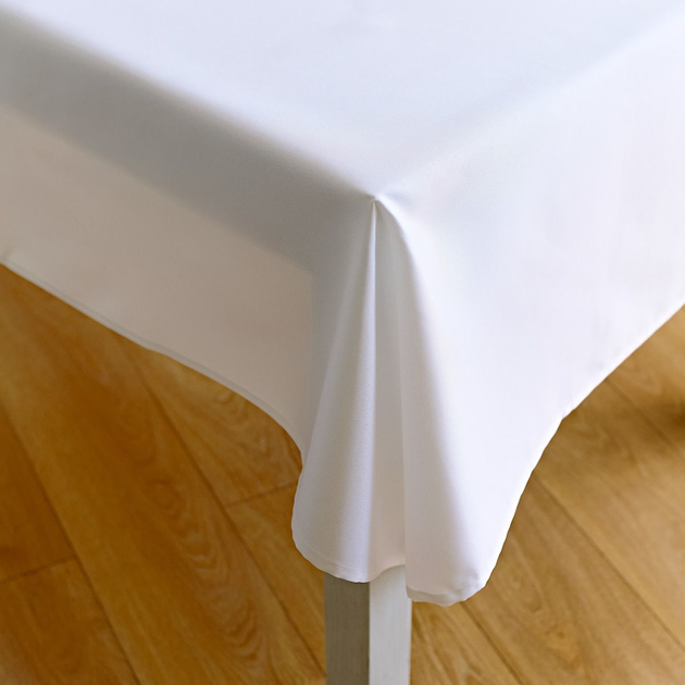 Obrus Homla Basic Lois gładki dekoracyjny Biały 130 x 174 cm (5902869947227) - obraz 6