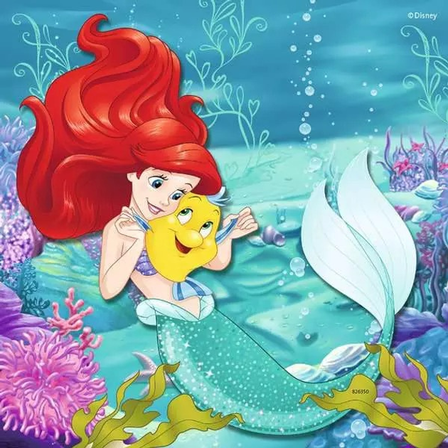 Пазл Ravensburger Disney Вечір принцес Діснея 3 x 49 елементів 9350 (4005556093502) - зображення 4