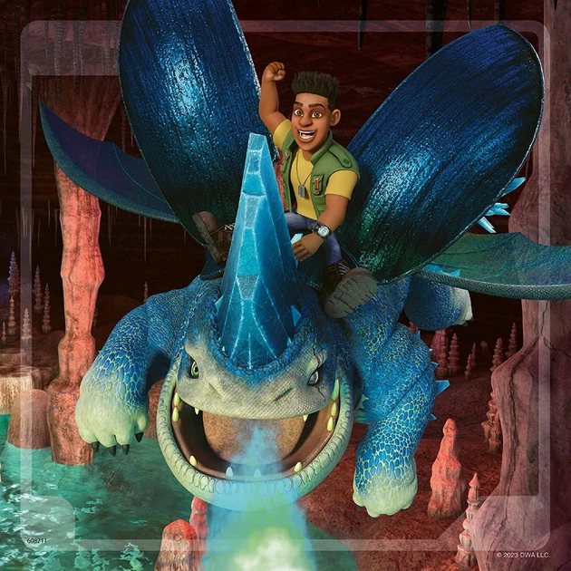 Пазл Ravensburger Dragons The Nine Realms 3 x 49 елементів 5688 (4005556056880) - зображення 4