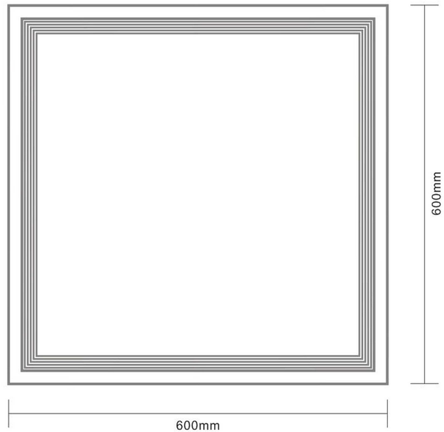 Panel LED OKKO HL-6060D-36W-1 - obraz 2