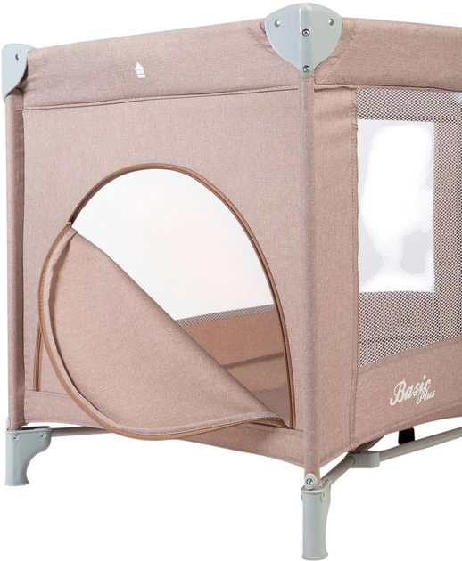 Дитяче ліжечко Caretero Basic Plus Бежеве (5903076300355) - зображення 4
