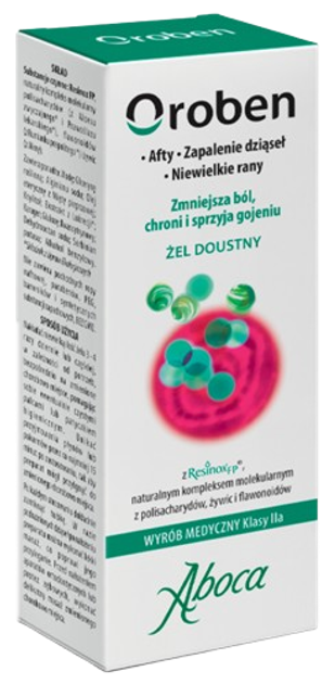Ополіскувач для порожнини рота Aboca Oroben 150 мл (8032472017363) - зображення 1