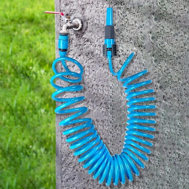 Wąż ogrodowy ProGarden rozciągliwy spiralny 10 m (8720573045124) - obraz 2