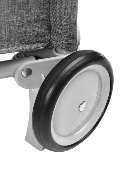 Дитяче ліжечко Caretero Basic Plus Графіт (5903076301130) - зображення 5