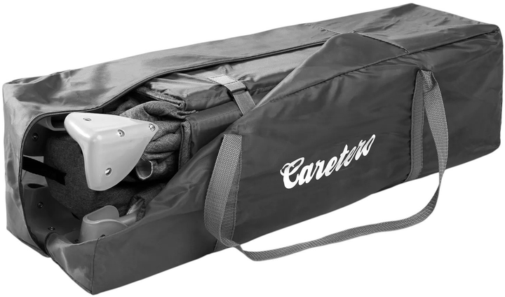 Дитяче ліжечко Caretero Basic Plus Графіт (5903076301130) - зображення 6
