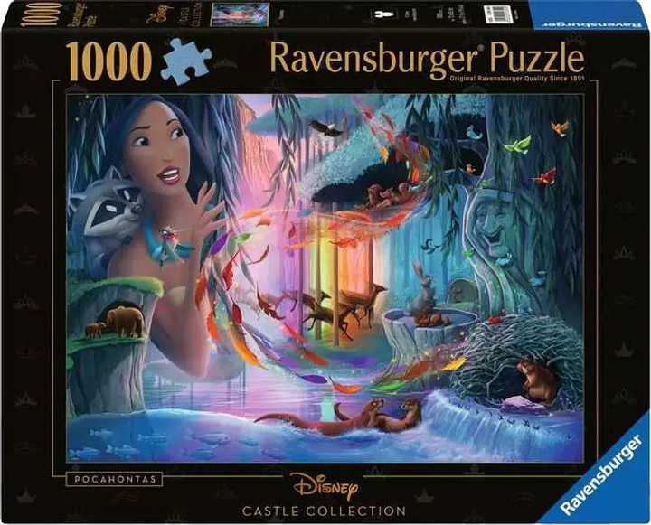 Пазл Ravensburger Disney Castle Collection Замки Діснея Покахонтас 1000 елементів 12001344 (4005555013440) - зображення 1