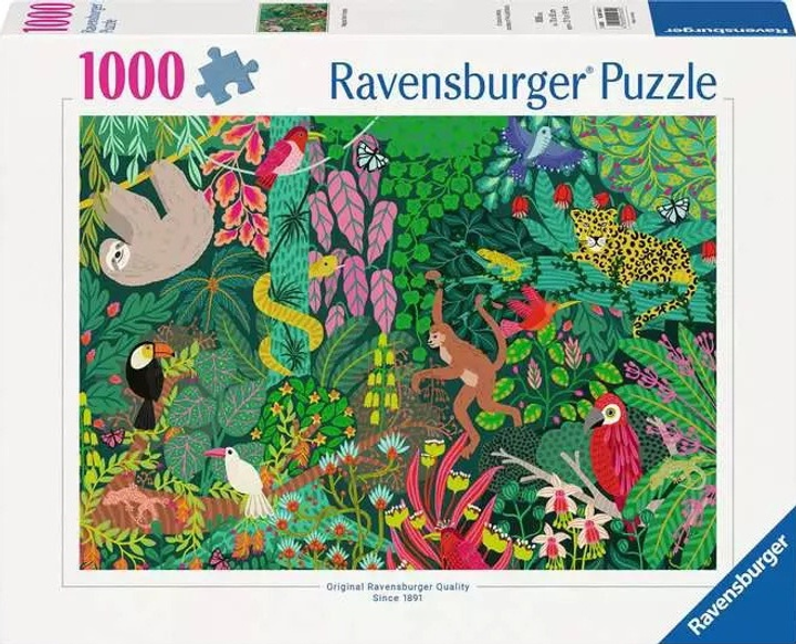Пазл Ravensburger Магічний тропічний ліс 1000 елементів 12001432 (4005555014324) - зображення 1