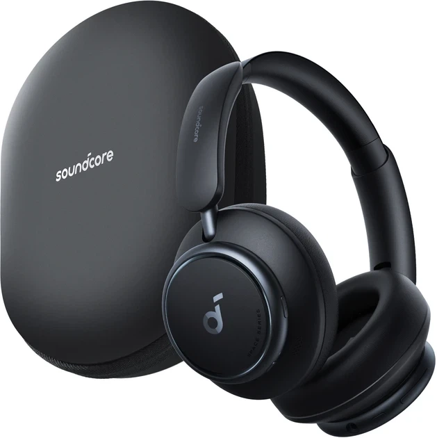 Бездротові навушники Anker SoundCore Space Q45, Black, ANC, Hi-Res Wireless, 50H, Multipoint - Фото 7 Бездротові навушники Anker SoundCore Space Q45, Black, ANC, Hi-Res Wireless, 50H, Multipoint - зображення 7