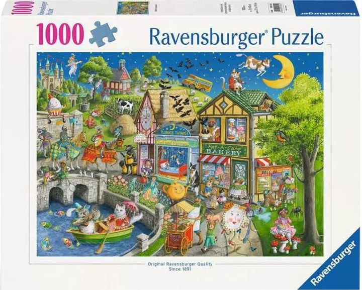 Пазл Ravensburger Mother Gooseoville 1000 елементів 12001352 (4005555013525) - зображення 1