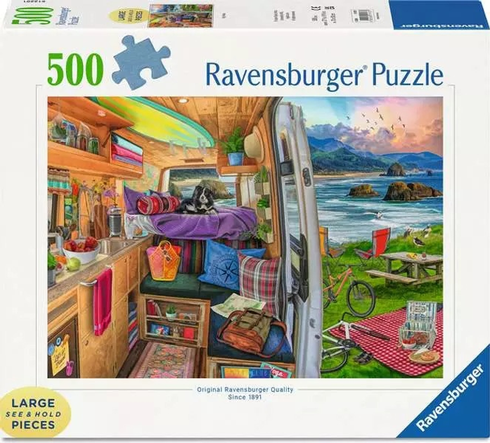 Пазл Ravensburger Атмосфера відпустки 500 елементів 17473 (4005556174737) - зображення 1