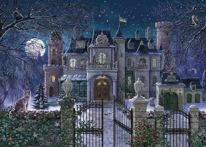 Пазл Ravensburger Різдвяний маєток 1000 елементів 12000505 (4005555005056) - зображення 2