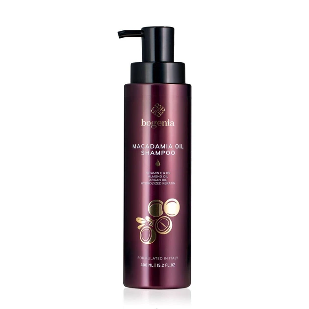Шампунь для волос Macadamia Oil Shampoo Bogenia BG435 №001 400 мл - Фото 1 Шампунь для волос Macadamia Oil Shampoo Bogenia BG435 №001 400 мл - изображение 1