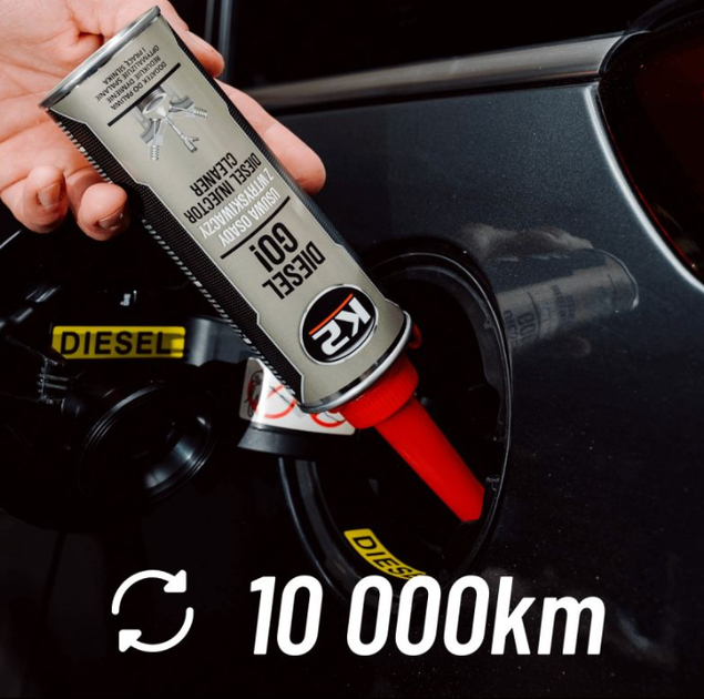 Присадка до пального K2 T321 DIESEL GO очищувач 250 мл (5906534018489) - зображення 4