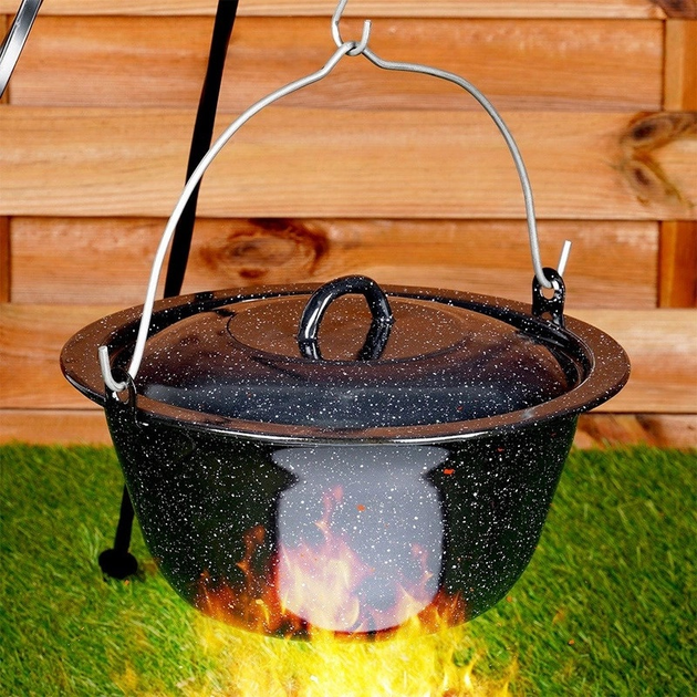 Pokrywka Orion emaliowana do kociołka 7.5 l 34 cm (8592381126407) - obraz 3