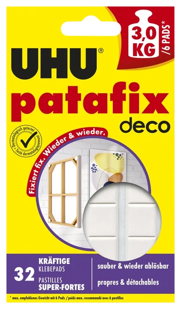 Клеючі подушечки UHU HomeDECO - 32 шт. 40660 - зображення 2