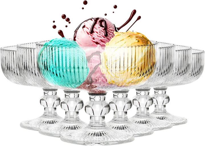 Zestaw pucharek do lodów Vilde szklany 6x270 ml (5904316496883) - obraz 2