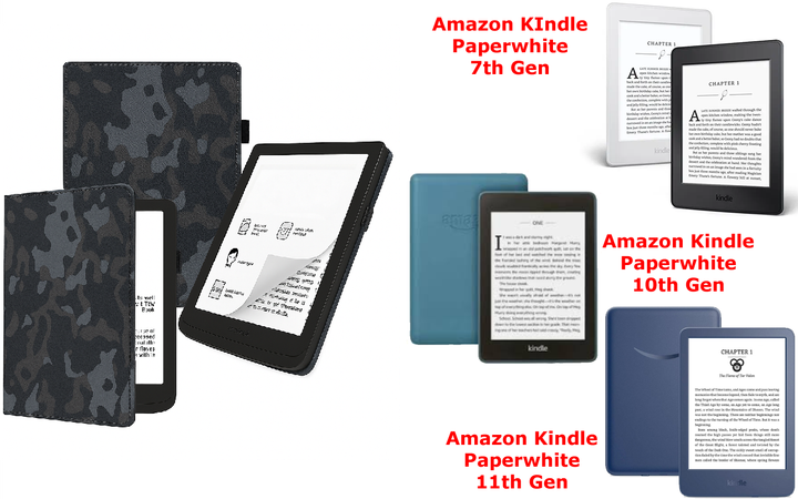 Чехол CRAYTON для Amazon KIndle Paperwhite 7th Gen, 10th Gen, 11th Gen – стиль, защита, цвет Xaki Winter - Фото 1 Чехол CRAYTON для Amazon KIndle Paperwhite 7th Gen, 10th Gen, 11th Gen – стиль, защита, цвет Xaki Winter - изображение 1