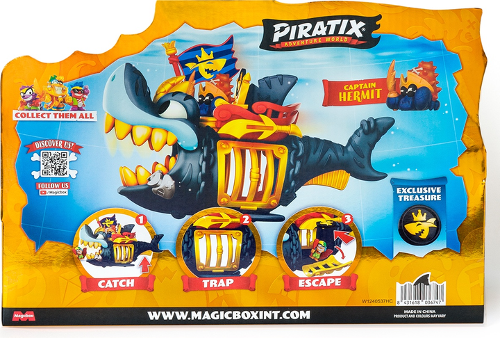 Ігровий набір Magic Box Piratix S Королівська Чорна Акула PPXSP112IN11 (8431618036747) - зображення 9