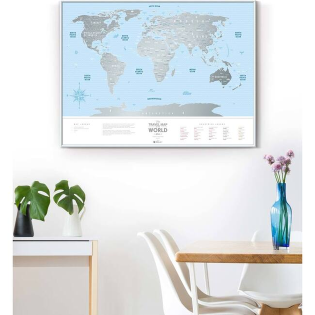 Скретч-карта світу 1DEA.me Travel Map Silver SW (4820191130104) - зображення 15