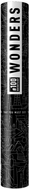 Plakat-zdrapka 1DEA.me #100 BucketList Wonders 100W (4820191130876) - obraz 4