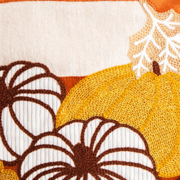 Poszewka Homla Automne z jesienną aplikacją Beżowa 45 x 45 cm (5906496749087) - obraz 3