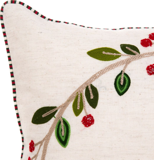 Poszewka Homla Lauf z plecionym wiankiem Beżowa 45 x 45 cm (5904183862804) - obraz 3