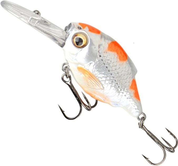 Wobler Savage Gear 3D Crucian Crank 34 3.4 cm 3.4 g SF DR 03-Pearl White Silver (5706301537713) - obraz 1