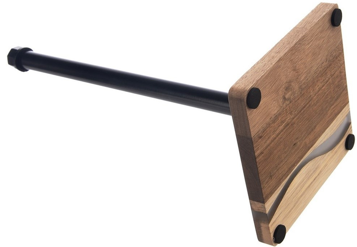 Stojak na ręczniki papierowe Orion River metalowy drewniany Czarny  35 cm (8592381195281) - obraz 4