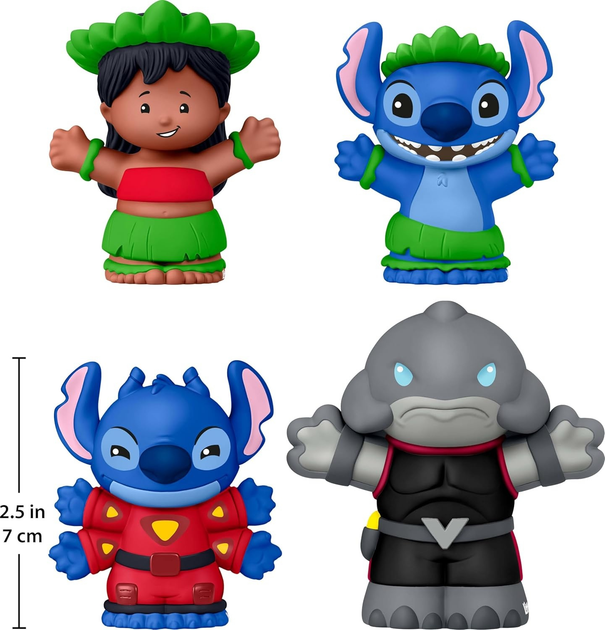 Фігурка Fisher-Price Little People Collector Disney Lilo and Stich JFC77 (194735293452) - зображення 3