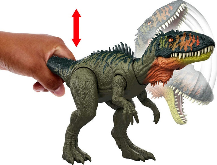 Фігурка Mattel Jurassic World Rebirth Gigantic Thrashers Tyrannotitan 17 см JCL75 (194735272914) - зображення 3