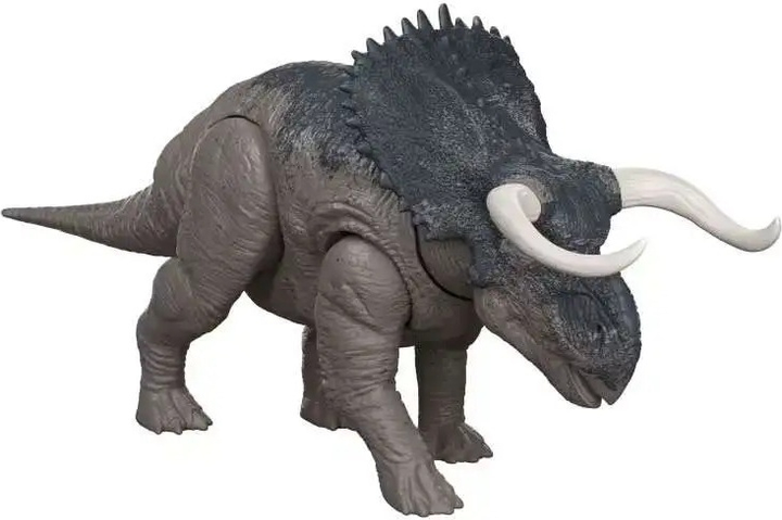 Фігурка Mattel Jurassic World Rebirth Wild Roar Nasutoceratops 17 см JGC81 (194735310760) - зображення 3