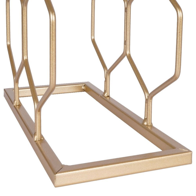 Підставка для вина Trends 4 You на 8 пляшок металева Золотий  23 x 48 см (5904316404437) - зображення 5