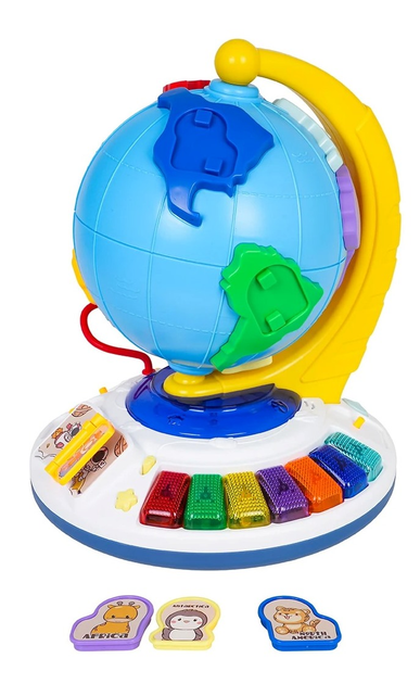 Globus interaktywny Poznaj Świat 23 x 27 cm ZDZ.QX-9301 (5903864971842) - obraz 8