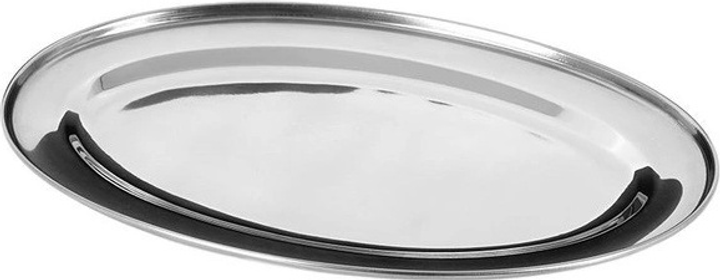 Zestaw tac do serwowania Excellent Houseware owalnych stalowych 3 szt (8718158922007) - obraz 5