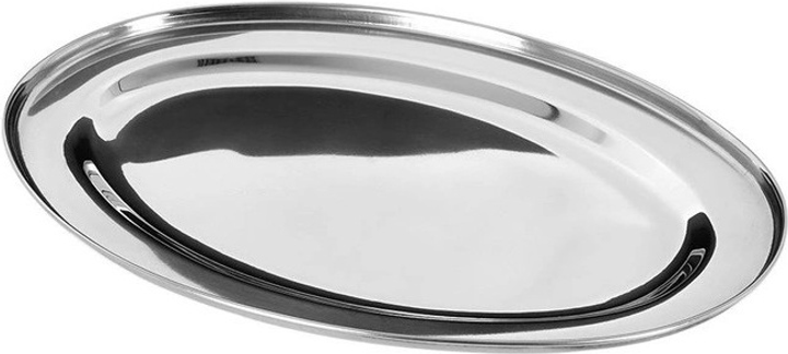 Zestaw tac do serwowania Excellent Houseware owalnych stalowych 3 szt (8718158922007) - obraz 6