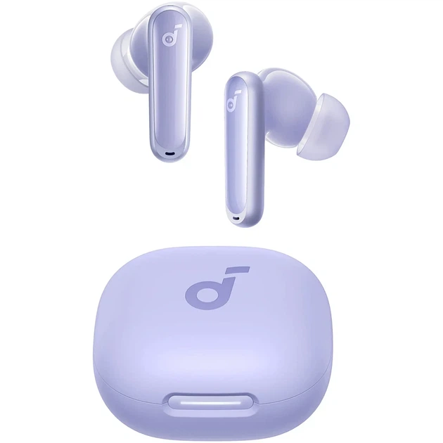 Бездротові навушники Anker SoundCore P40i, Purple, ANC, IPX5, 60Н, Multipoint - Фото 3 Бездротові навушники Anker SoundCore P40i, Purple, ANC, IPX5, 60Н, Multipoint - зображення 3