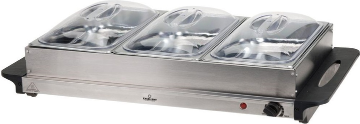 Podgrzewacz elektryczny do potraw Excellent Electrics z 3 pojemnikami 2 l (8718158102331) - obraz 1
