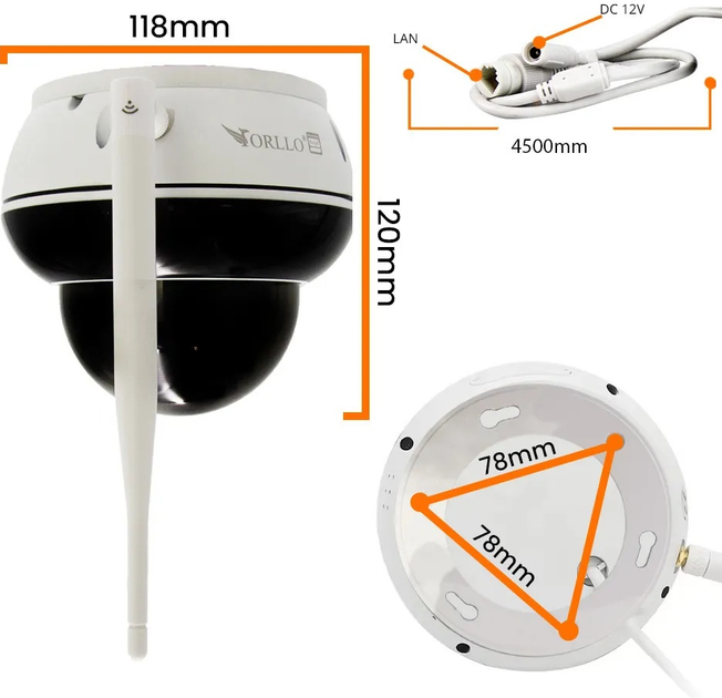 Kamera IP ORLLO TZ7 (5906412975422) - obraz 10