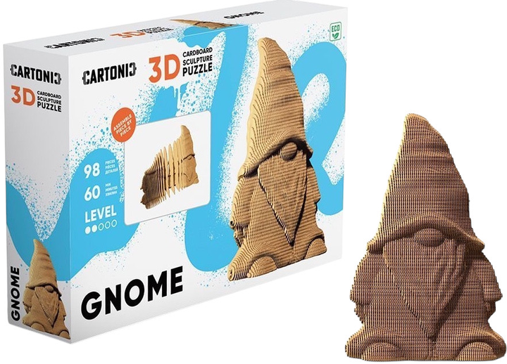 3D пазл картонний Cartonic Гном CARTGNOM (4820191133204) - зображення 5