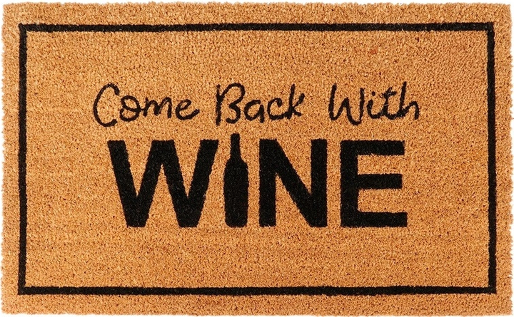 Wycieraczka do butów Home Styling Collection z włókna kokosowego podgumowana 75 x 45.5 x 1.5 cm (8720573956420) - obraz 1