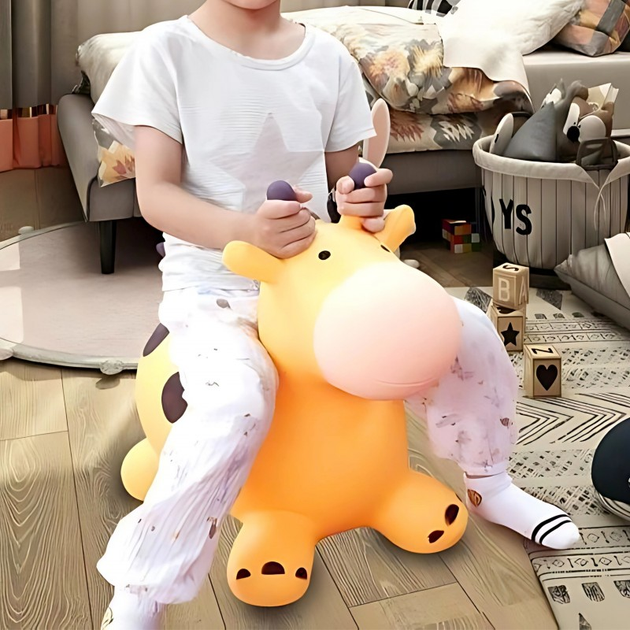 Стрибун Woopie Жирафа Жовтий (5906280654597) - зображення 4