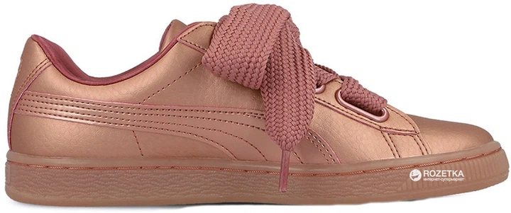 Кеды Puma Basket Heart Copper 365463-01 37 23 см Розовые