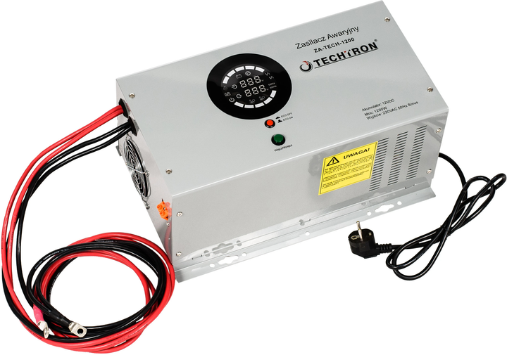 Zasilacz awaryjny TECHTRON ZA-TECH-1200 1200W (5903816964663) - obraz 1