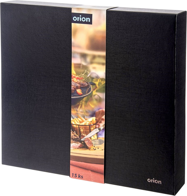 Набір столових приборів для стейків і бургерів Orion 15 предметів (8592381191054) - зображення 4