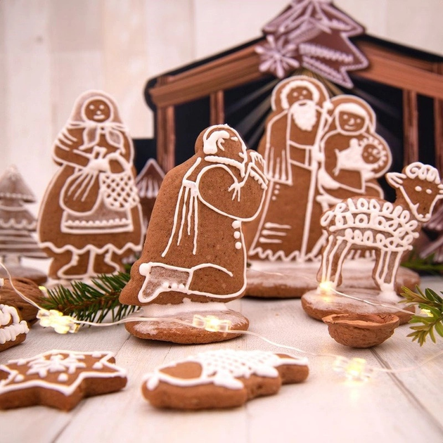 Zestaw foremek do ciasta Orion Boże Narodzenie 12 cm 7 szt (8592381168698) - obraz 6