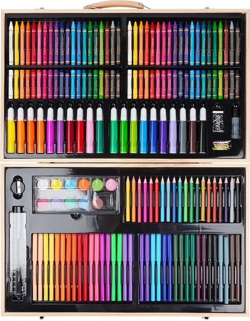 Художній набір для малювання Free & Easy у дерев’яній валізці 180 ел (8720573114837) - зображення 3