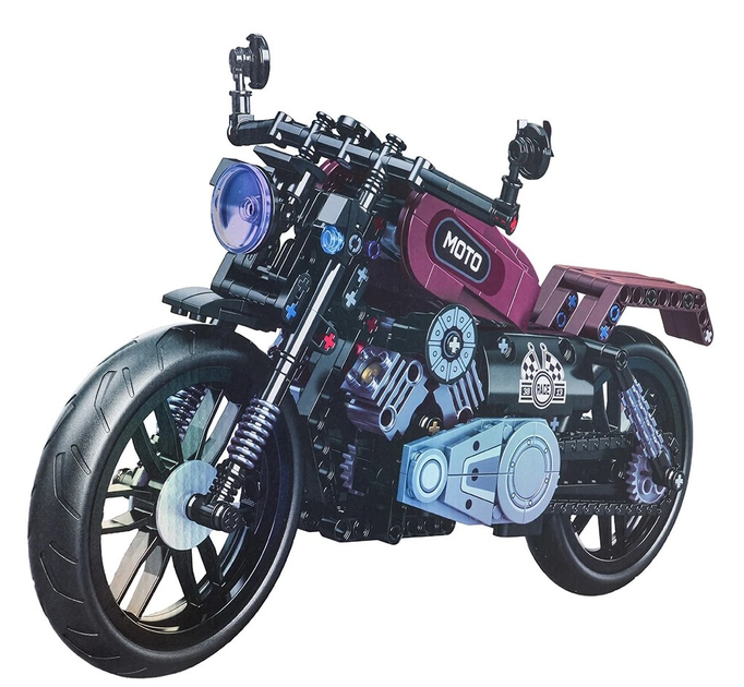 Klocki konstrukcyjne Motocykl 469 elementów (ZKL.E47113) (5903864971507) - obraz 3